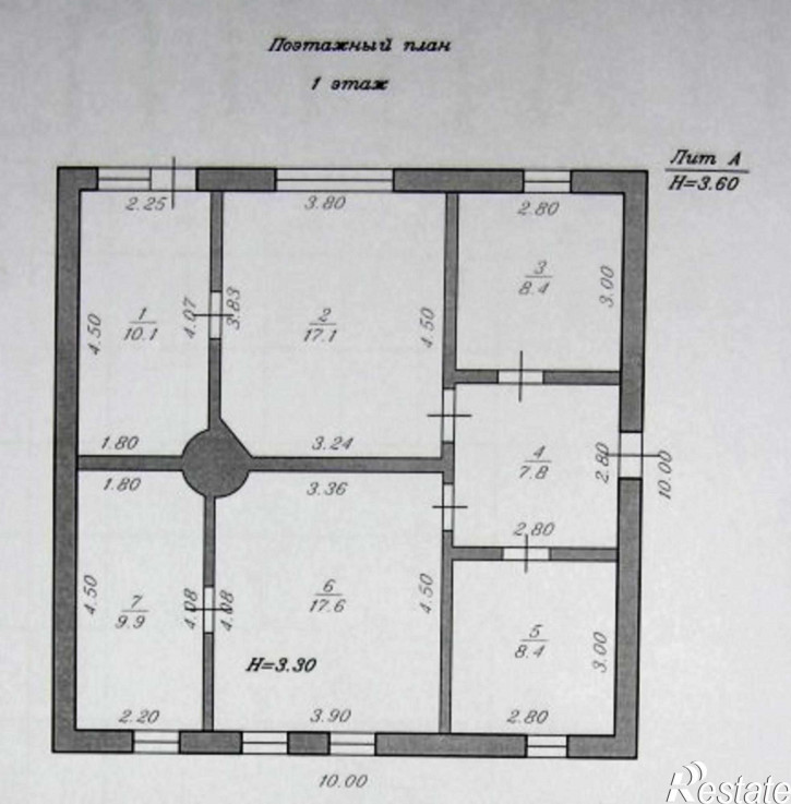 1-комн квартира Район СШ № 4, 34