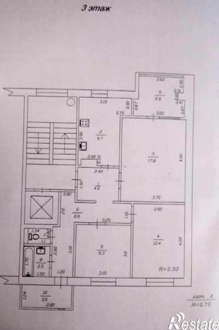 3-комн квартира 3-А мкрн, 6
