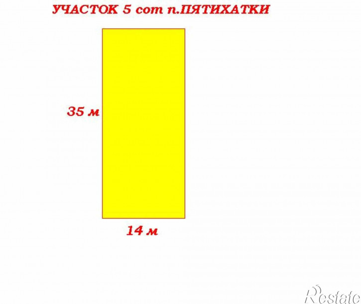 Земельный участок п. Пятихатки