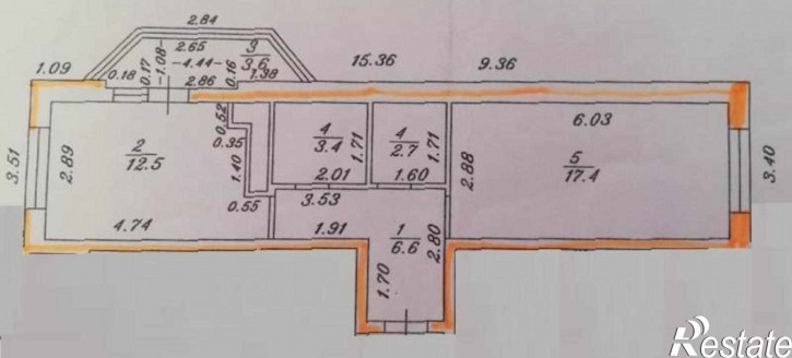 1-комн квартира 3-Б мкрн, 3