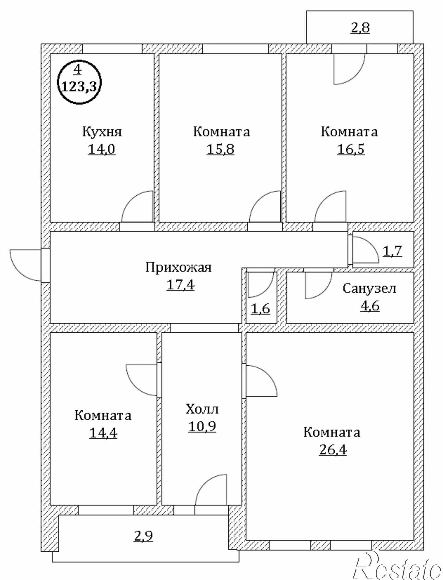 Купить квартиру за 4 000 000 рублей на Таможняя ул