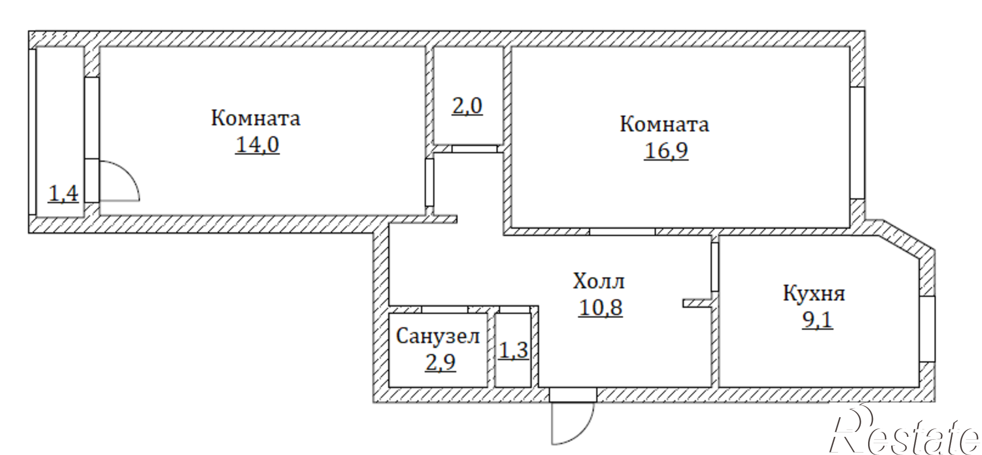 Купить квартиру за 5 700 000 рублей на Г.Димитрова ул, 41в