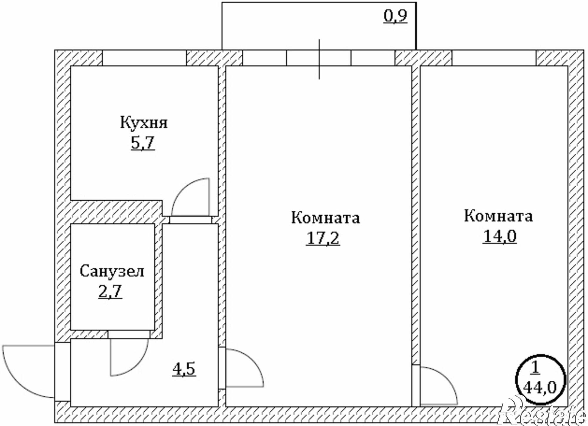 Купить квартиру за 4 600 000 рублей на Лейтенанта Яналова ул, 20а