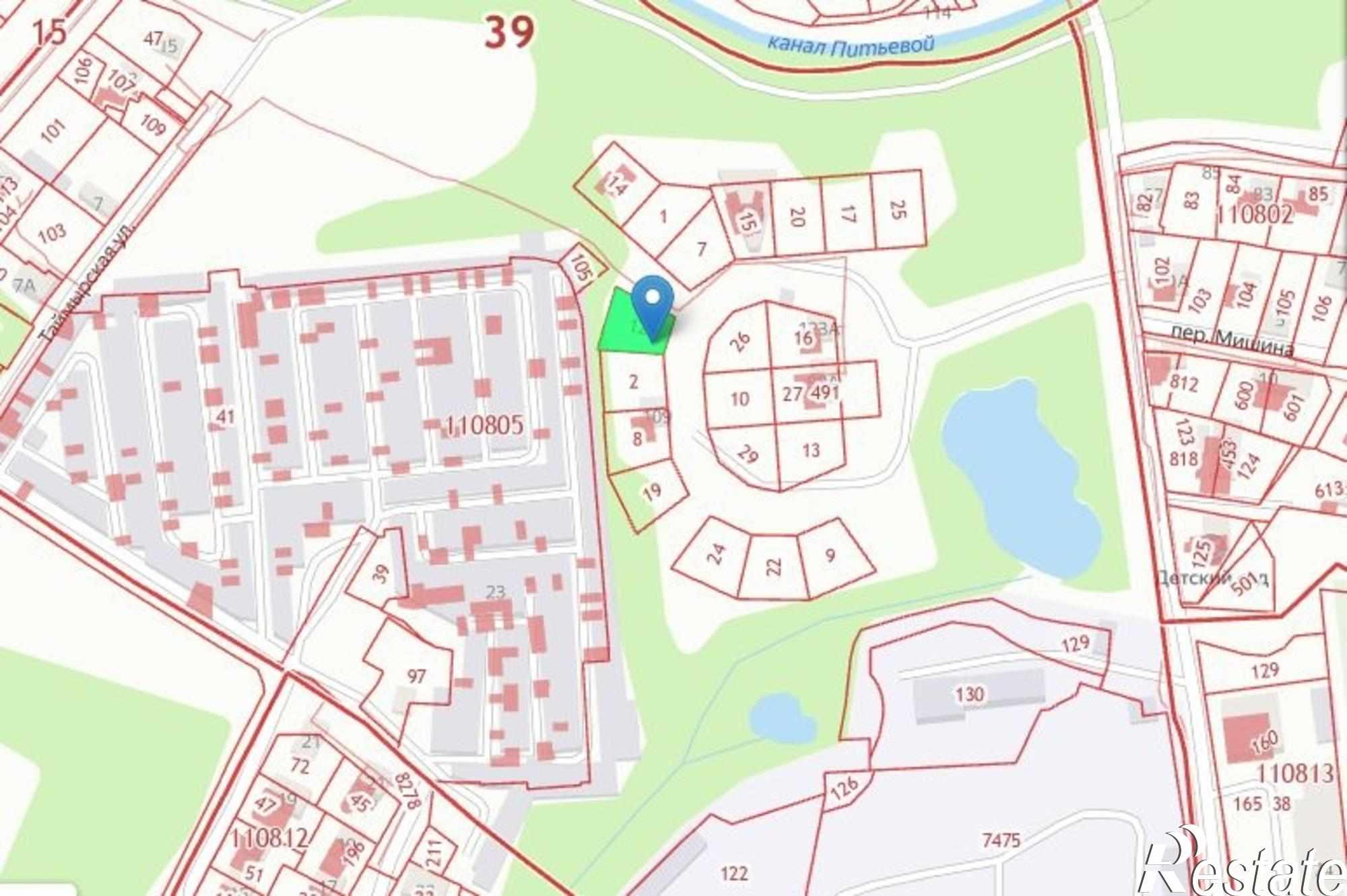 Купить землю, земельный участок за 4 700 000 рублей на Сержанта Мишина ул