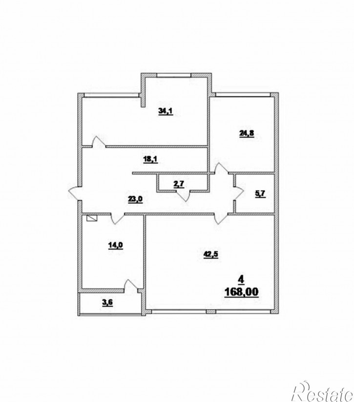 4-комн квартира Л.Толстого ул, 16 б
