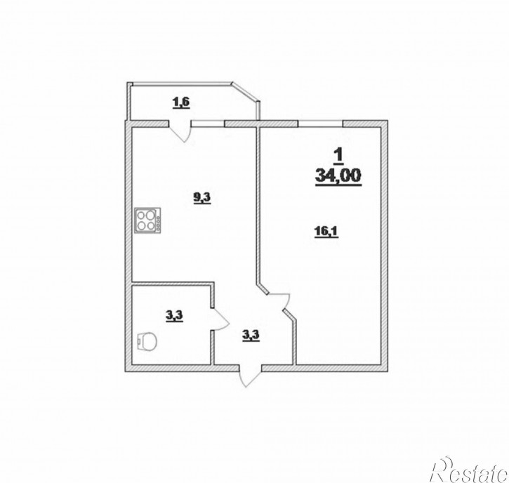 1-комн квартира Тихорецкая ул, 22Б