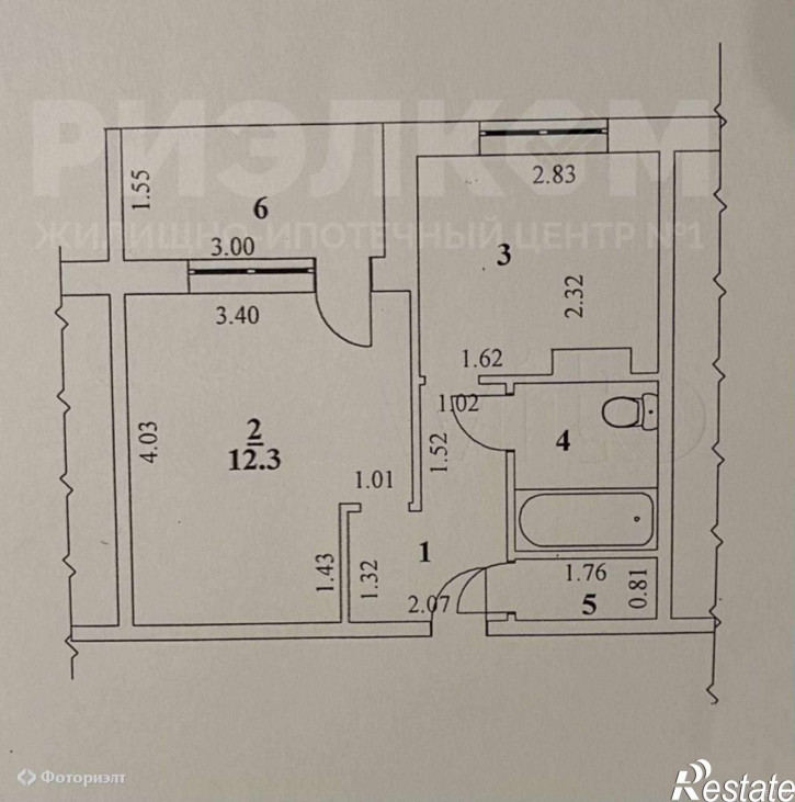 1-комн квартира Проспект Героев ул, 58