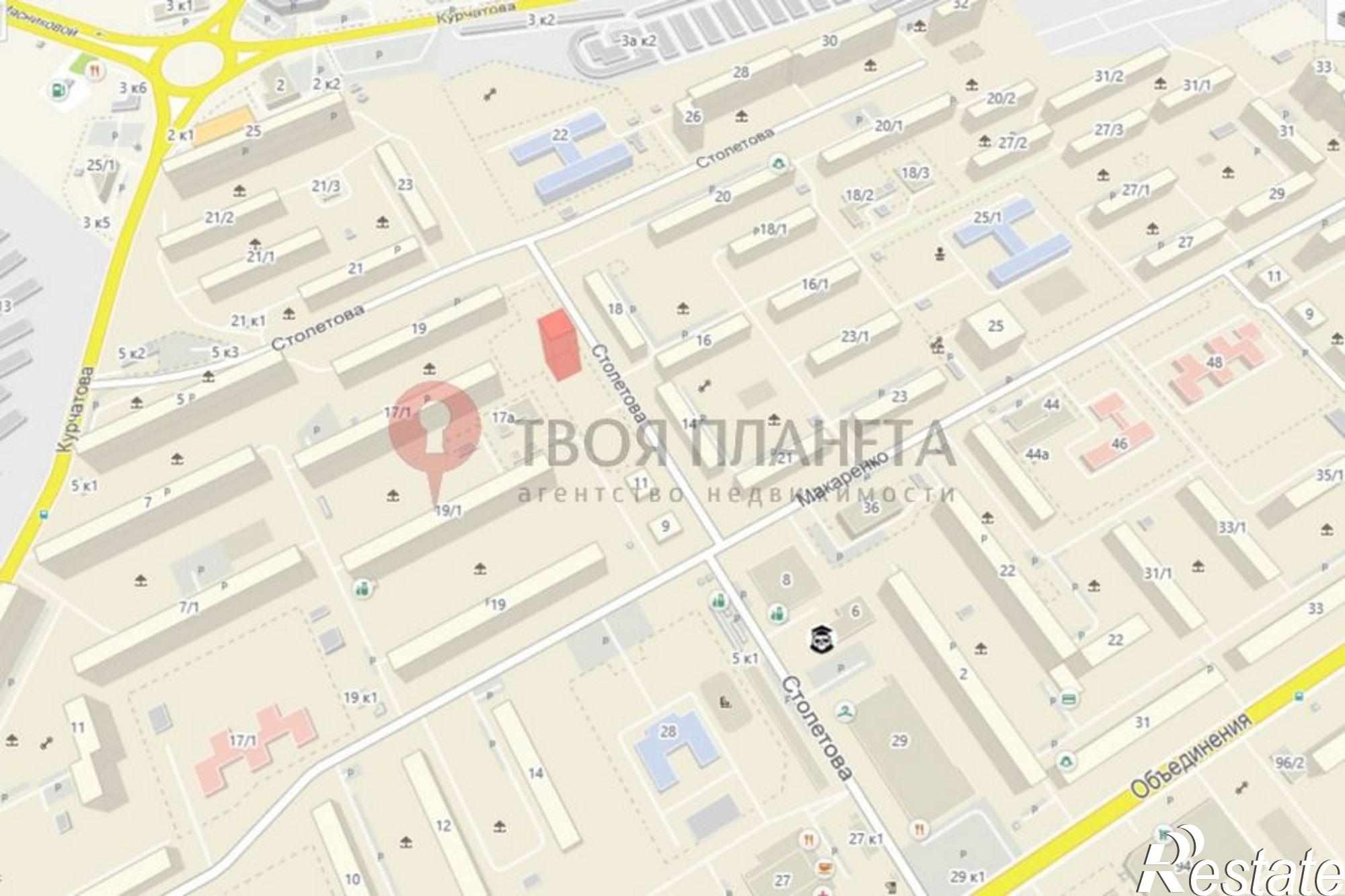 Купить квартиру за 6 290 000 рублей на ул. Столетова,15