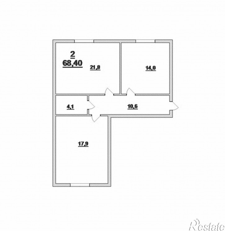 2-комн квартира Озерная ул, 41 а