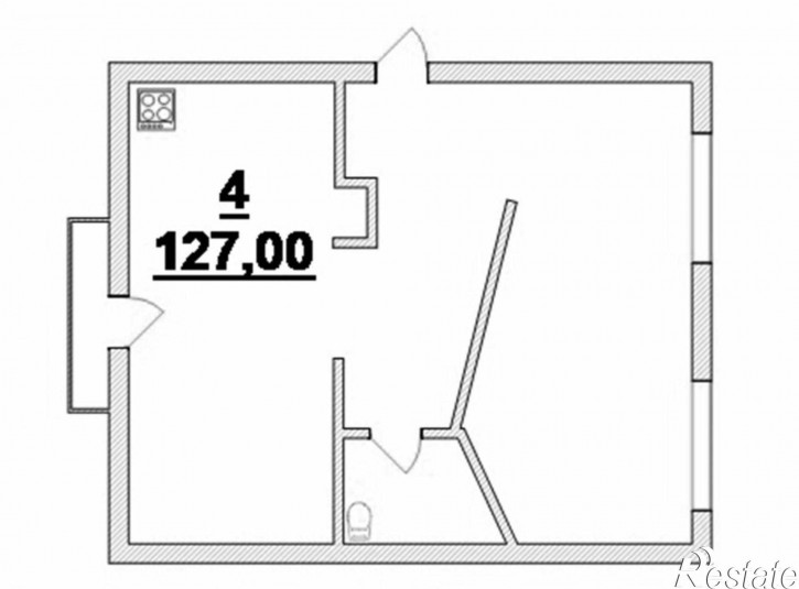 4-комн квартира Октябрьская пл, 34
