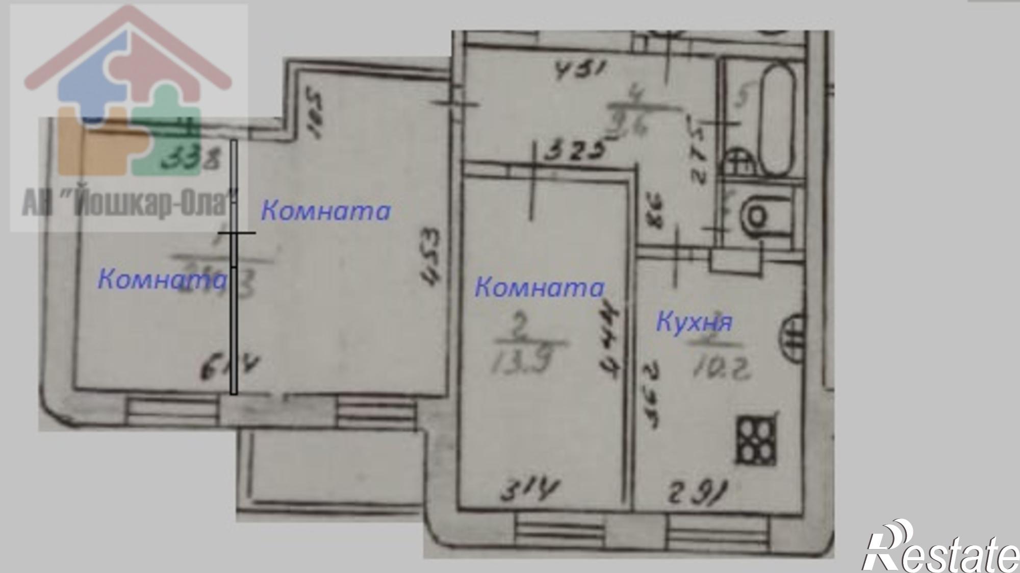 Купить квартиру за 2 430 000 рублей на улица Прохорова, 38