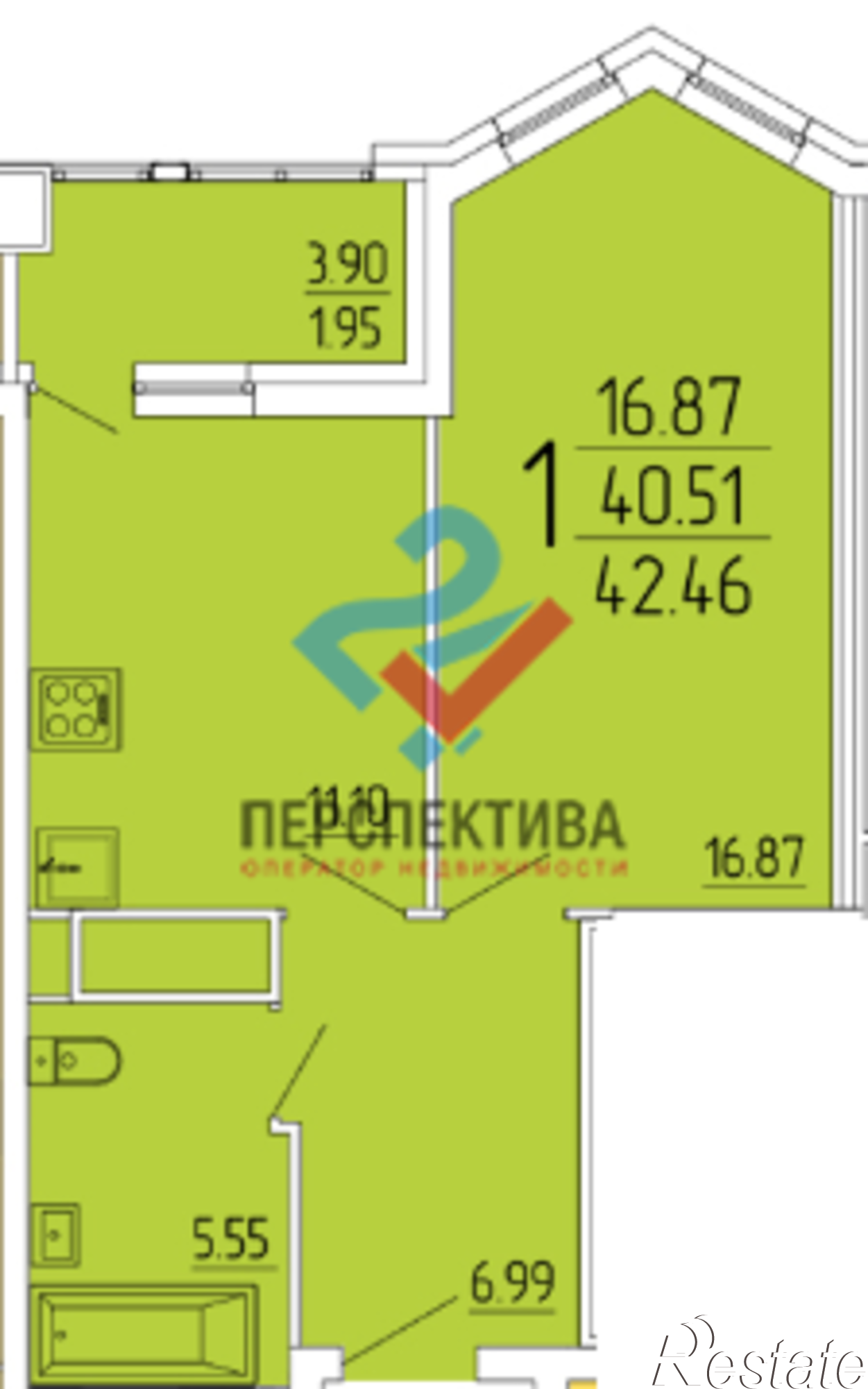 Купить квартиру за 2 866 050 рублей на улица Студёный Кордон, 47
