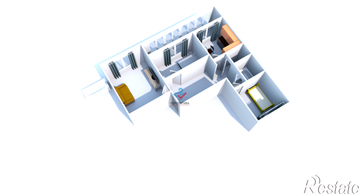 3-комн квартира в новом доме Ладожская улица, с3