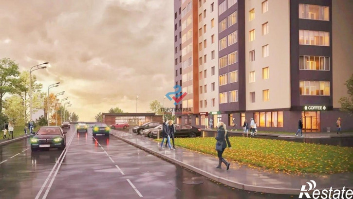 2-комн квартира в новом доме Ладожская улица, с3