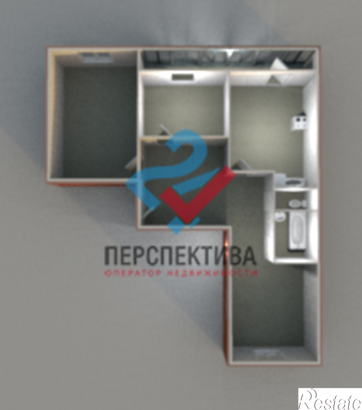 3-комн квартира в новом доме Ладожская улица, с3