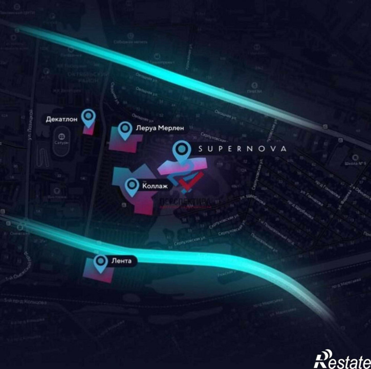 2-комн квартира в новом доме Серпуховская