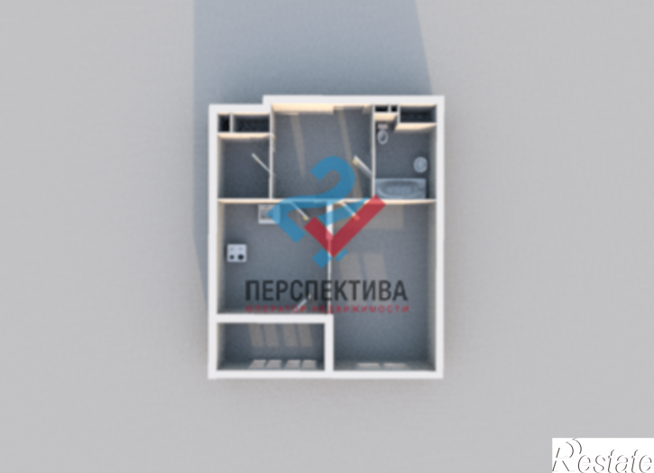 1-комн квартира в новом доме улица Студёный Кордон, 47