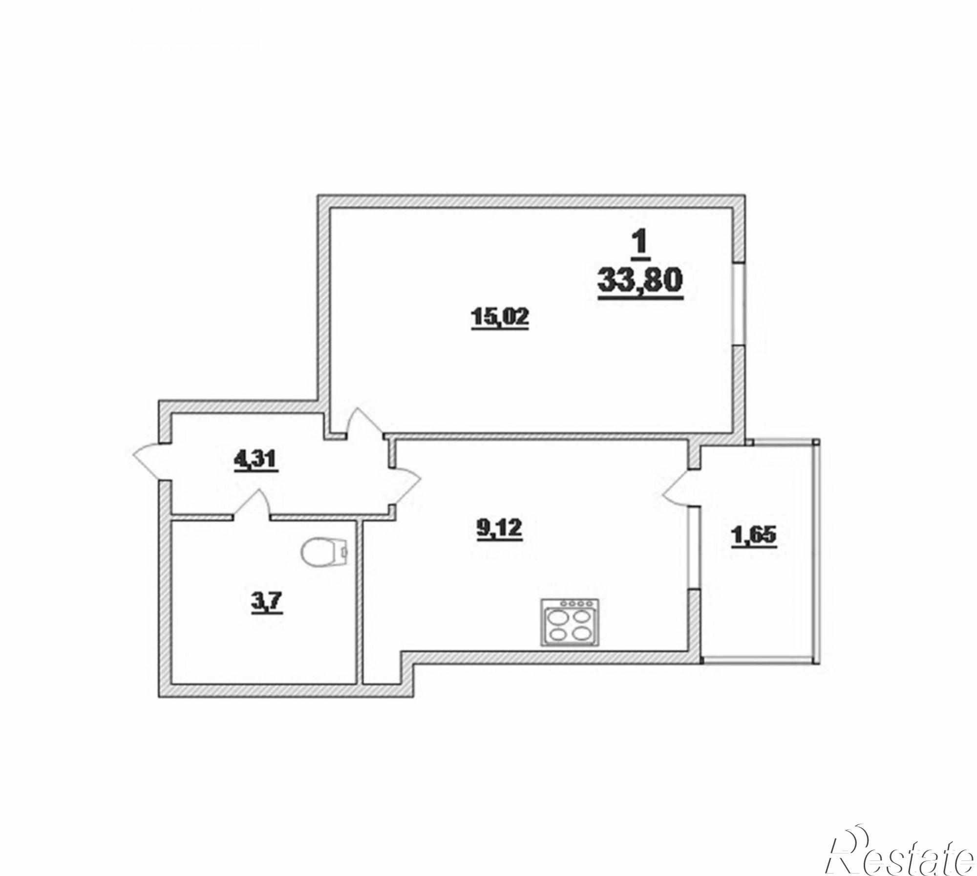 Купить квартиру за 2 585 000 рублей на Батальная ул, 96