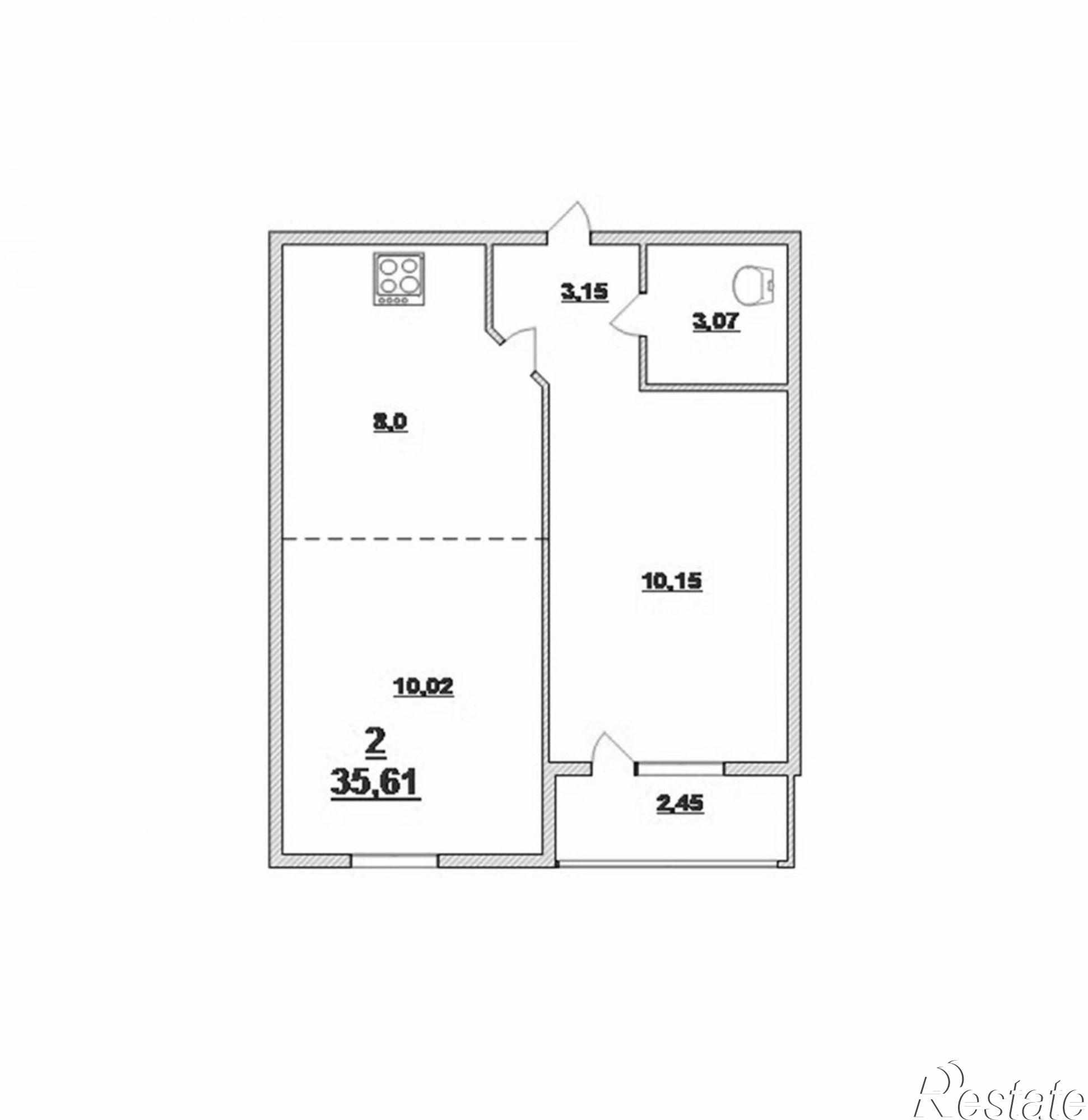 Купить квартиру за 2 721 000 рублей на Батальная ул, 69