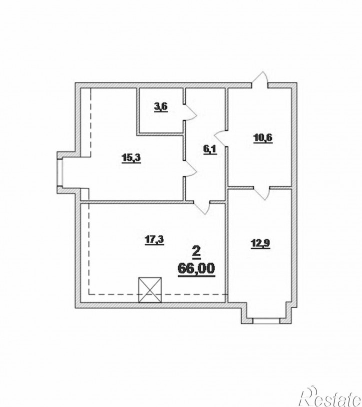 2-комн квартира Артиллерийская ул, 10а