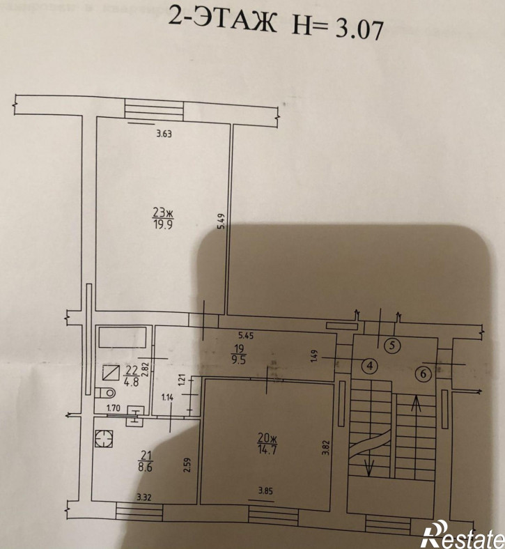 2-комн квартира Фабричная ул, 25