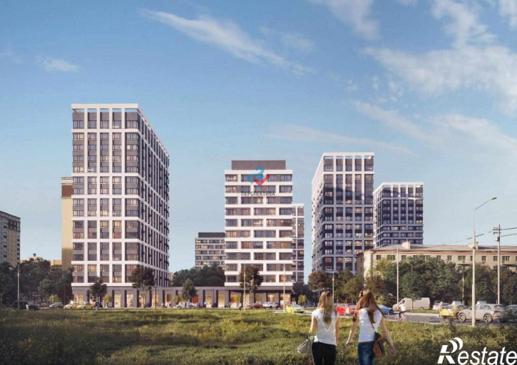 1-комн квартира в новом доме мира