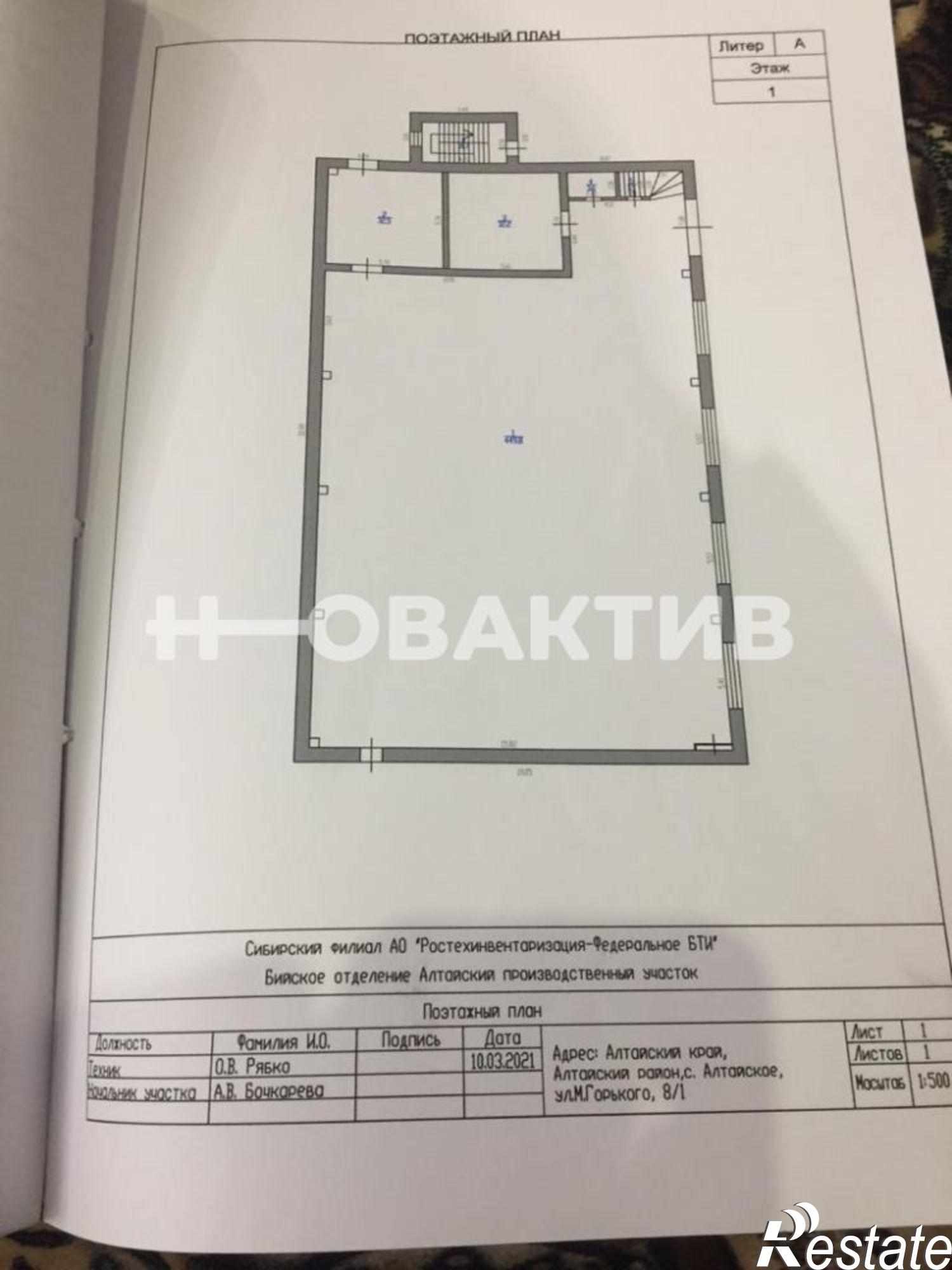 Сдать торговое помещение за 250 000 рублей на улица М.Горького, 8/1