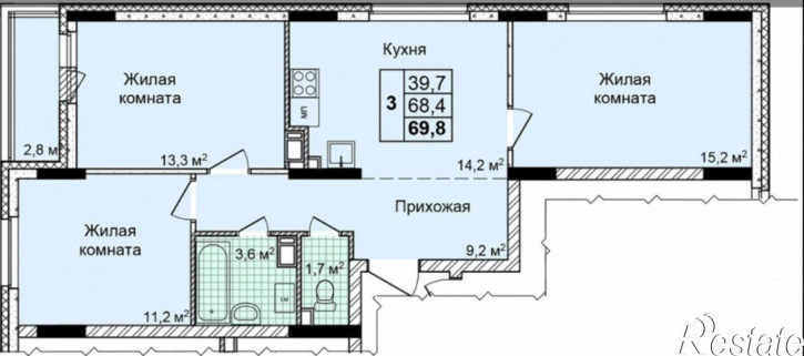 3-комн квартира Сормовский район