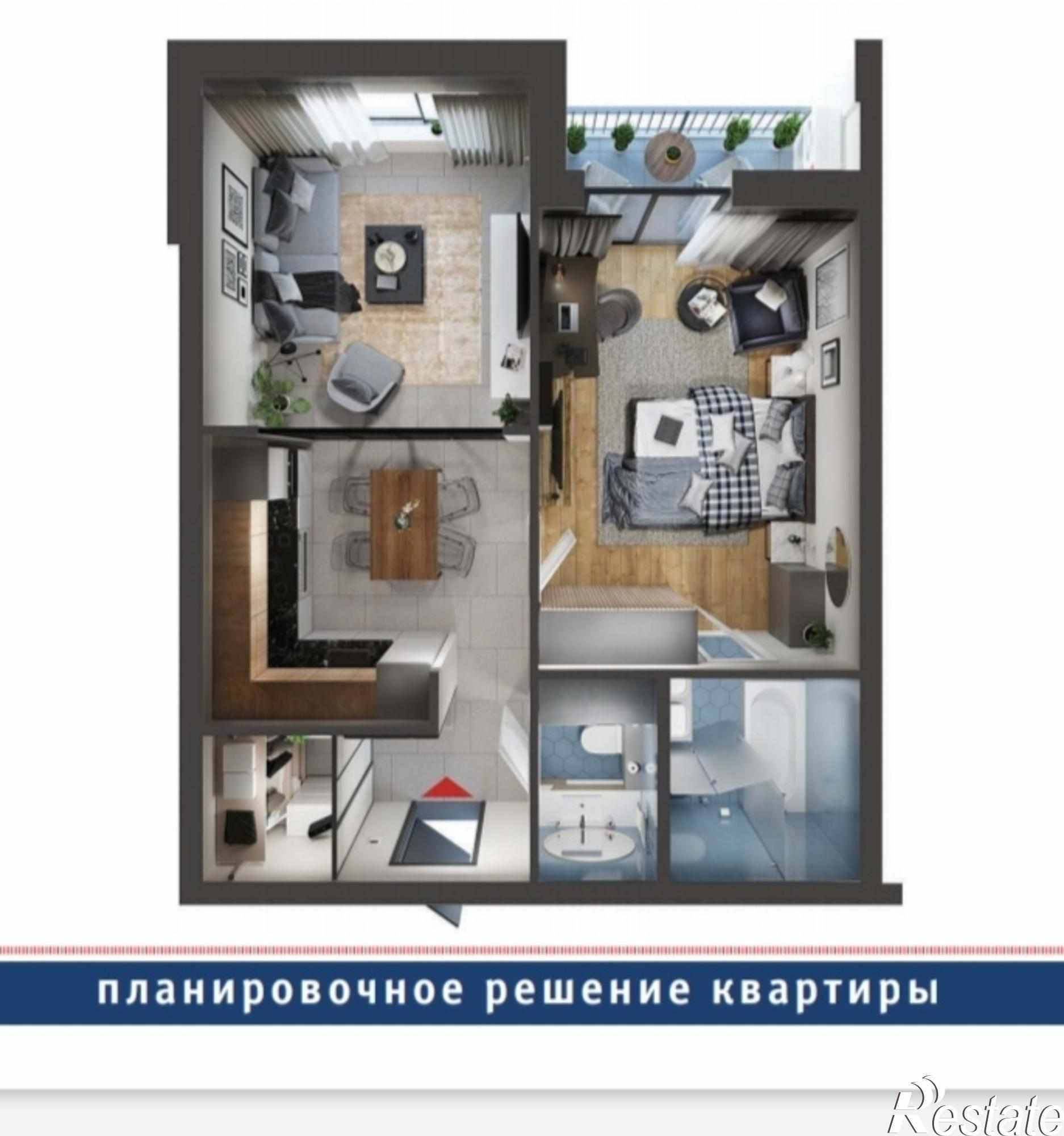 Купить квартиру за 6 406 400 рублей на Молодой гвардии ул, 2