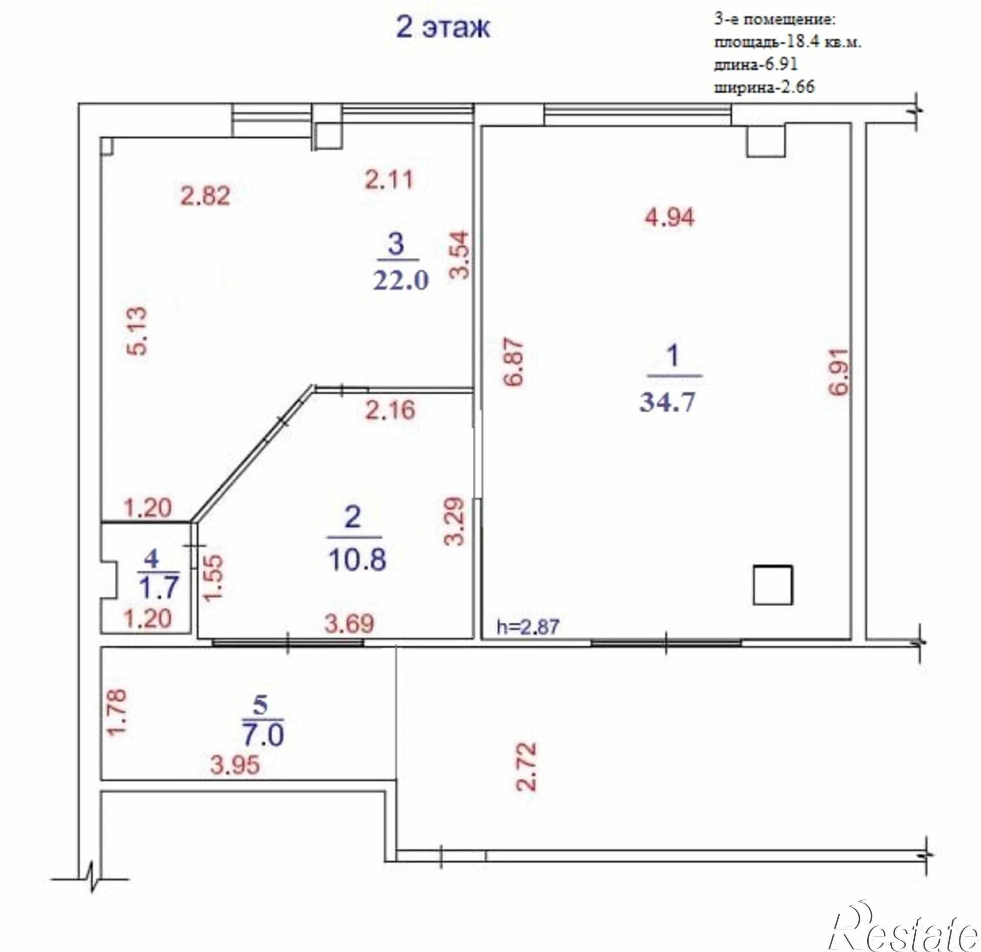 Сдать офис, помещение под офис за 26 300 рублей на К.Маркса ул, 1