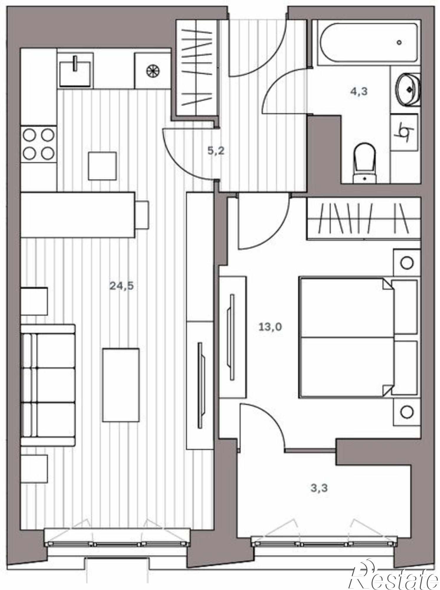 Купить квартиру за 4 216 800 рублей на ул Мира,