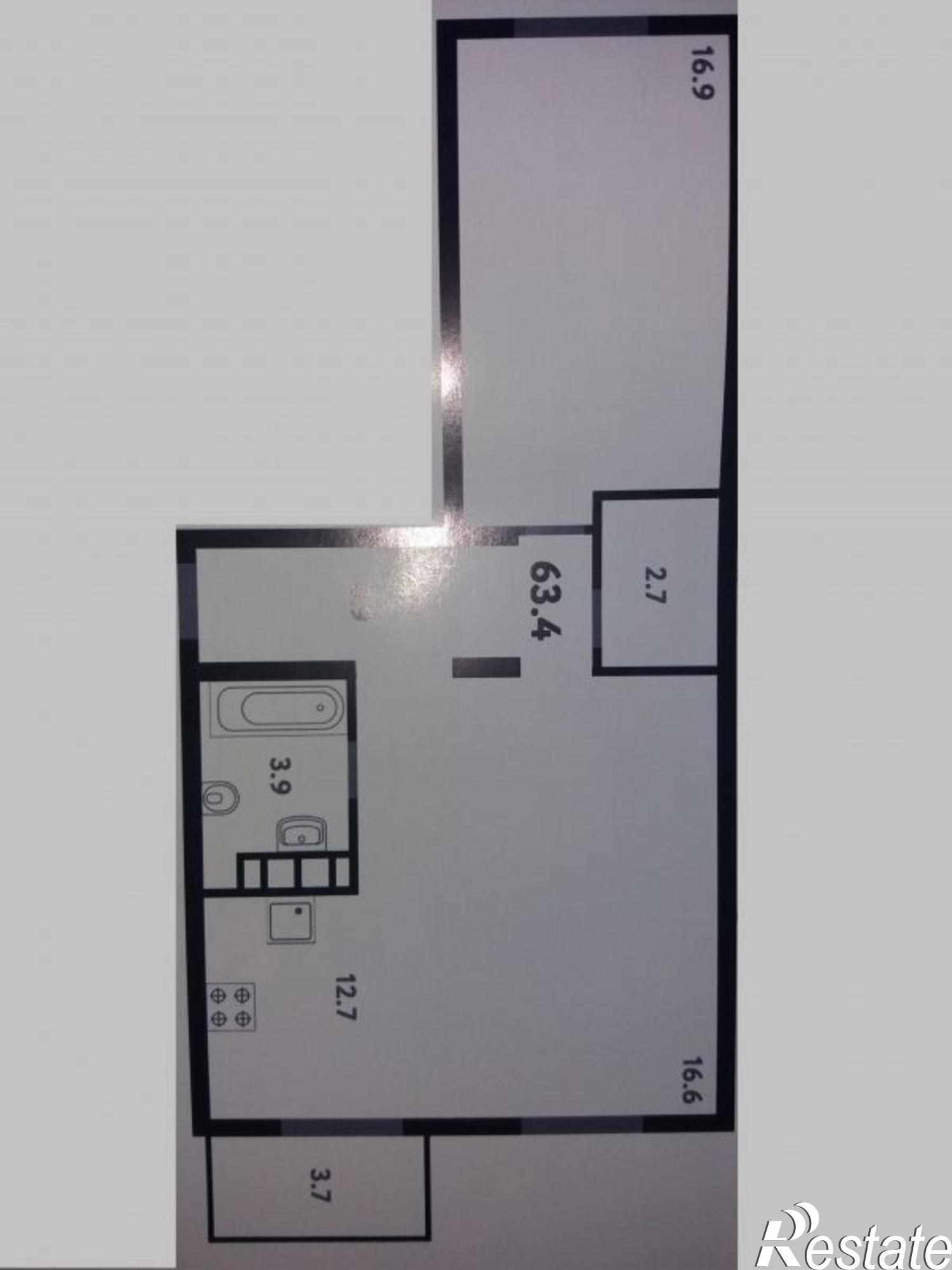 Купить квартиру за 3 739 430 рублей на Мирная улица, 29к3