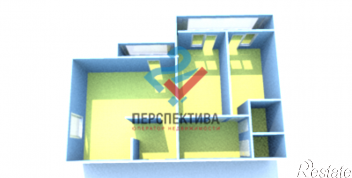 3-комн квартира в новом доме жилой комплекс Радужные Дворы,  с76