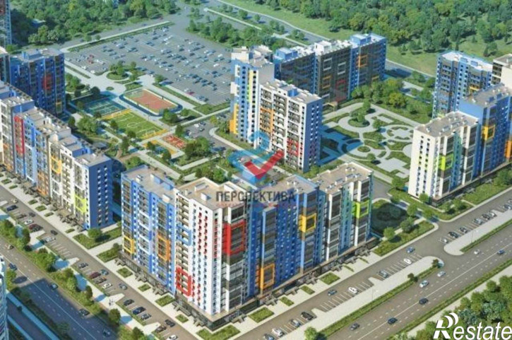 3-комн квартира в новом доме жилой комплекс Радужные Дворы,  с76