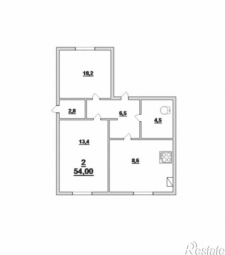 2-комн квартира К.Маркса ул, 3
