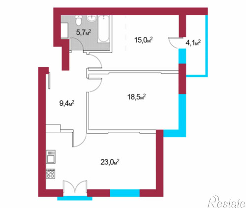 Продажа 2-комн квартиры Скворцова-Степанова ул, 15