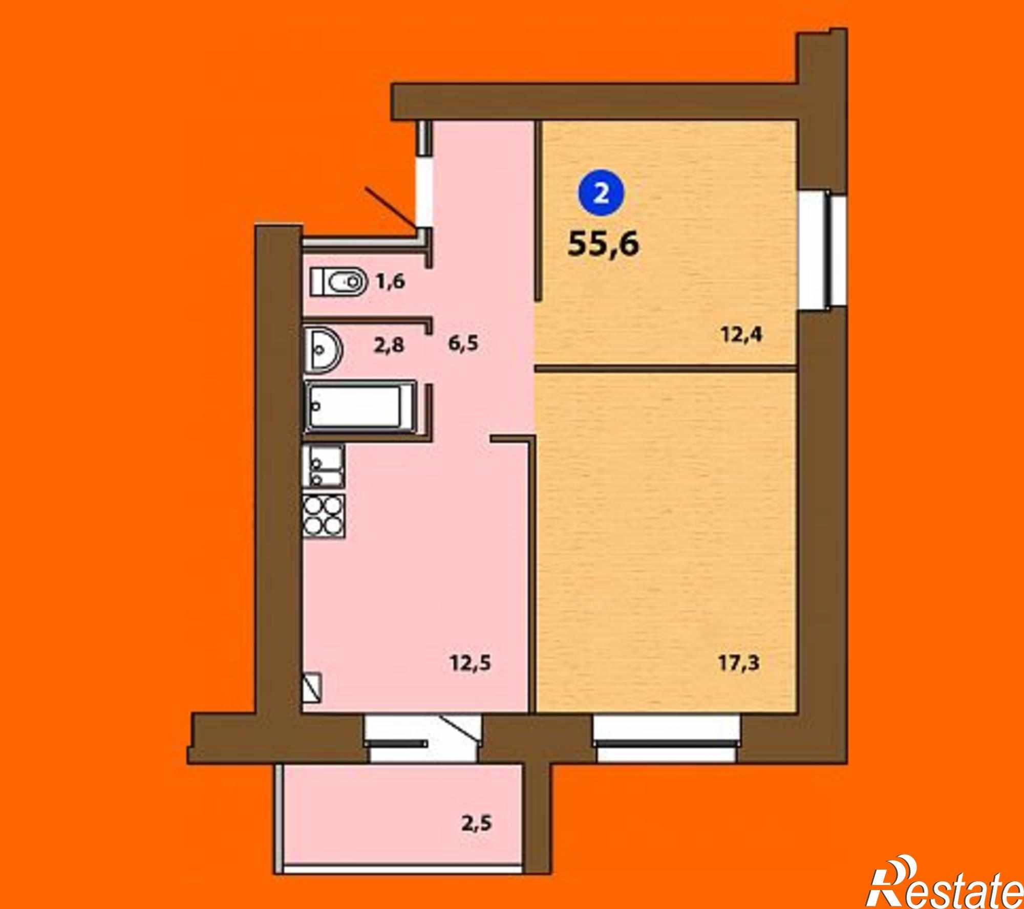 Купить квартиру за 3 380 000 рублей на Костычева ул, 84Б Купить квартиру за 3 380 000 рублей на Костычева ул, 84Б