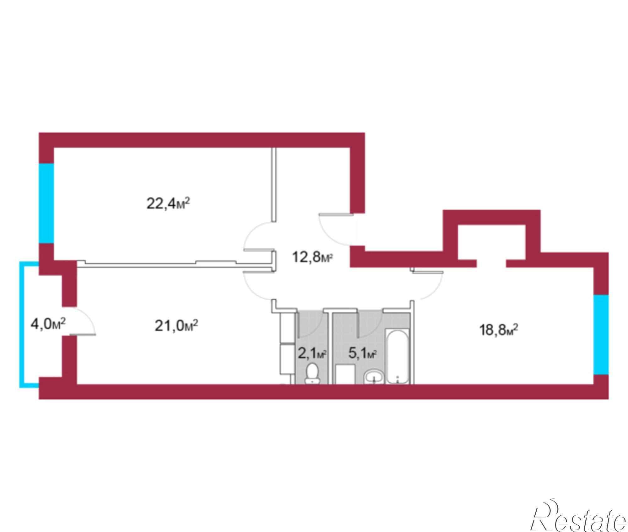 Купить квартиру за 8 417 000 рублей на Скворцова-Степанова ул, 15