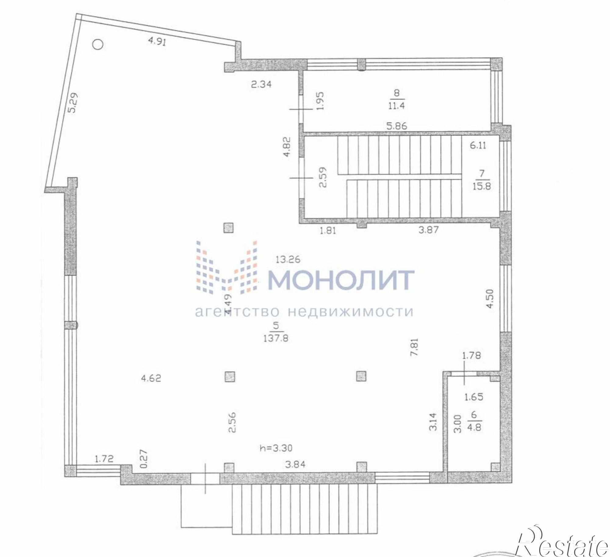 Сдать офис, помещение под офис за 210 000 рублей на Белозерская, 3а