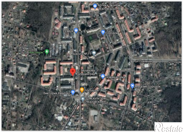 3-комн квартира Беланова ул, 31