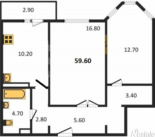 Продажа 2-комн квартиры Нижняя Дуброва ул, 54