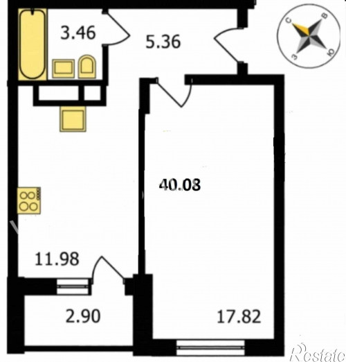 Продажа 1-комн квартиры Ставровская ул, 2