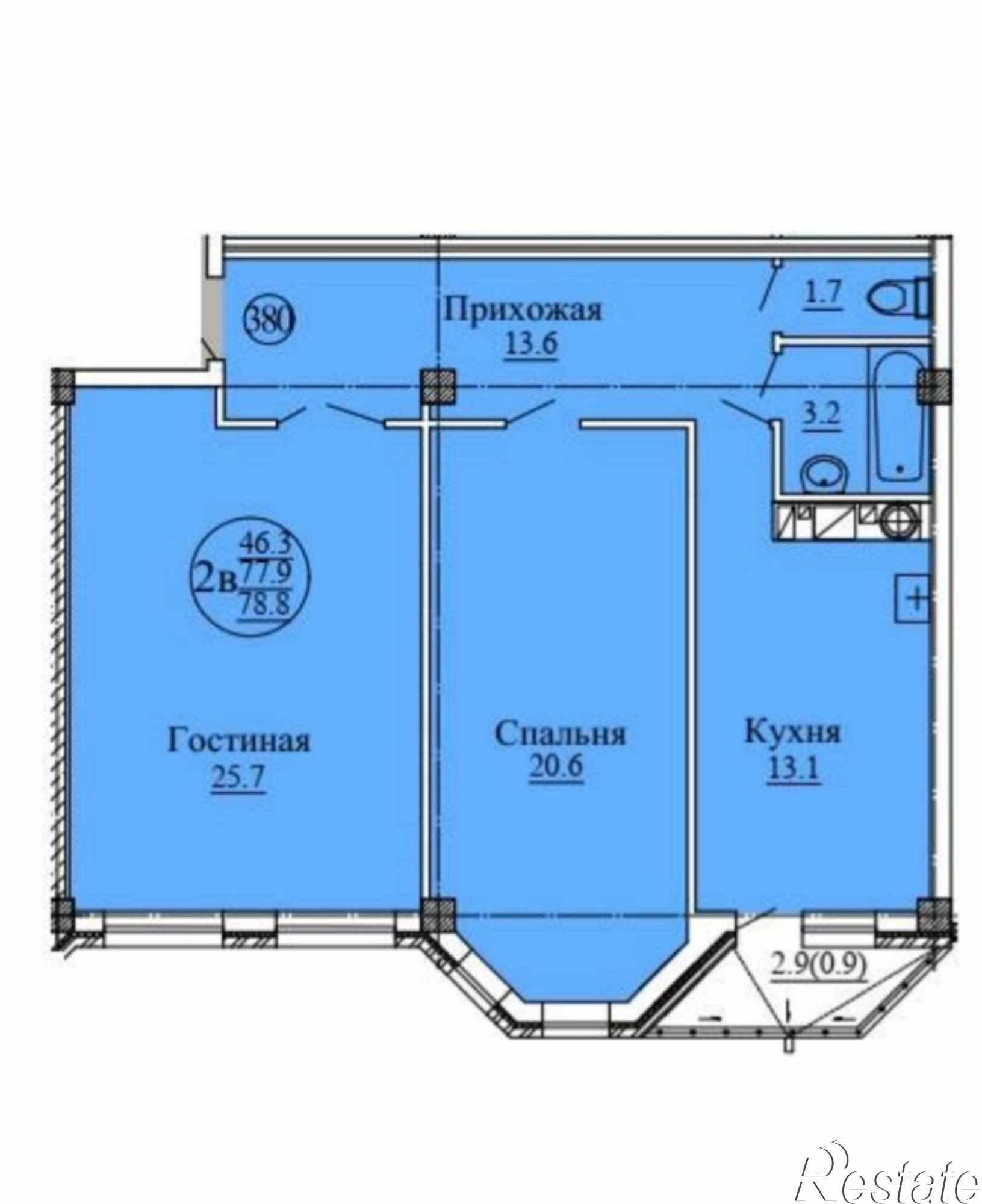 Купить квартиру за 4 960 000 рублей на Адмиральского ул, 1