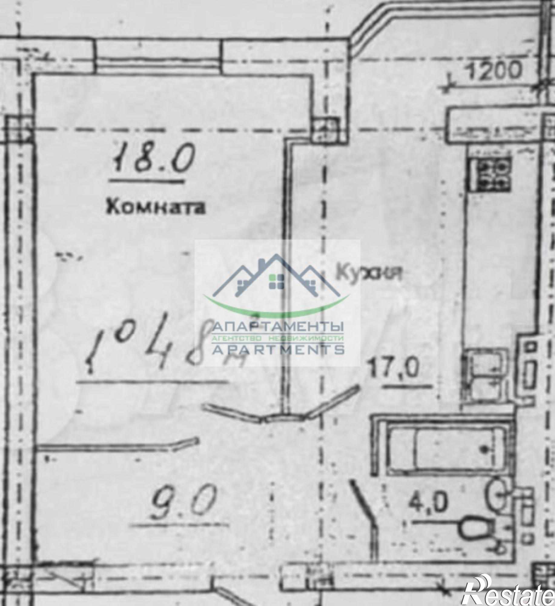 Купить квартиру за 4 800 000 рублей на Оранжерейная ул, 17