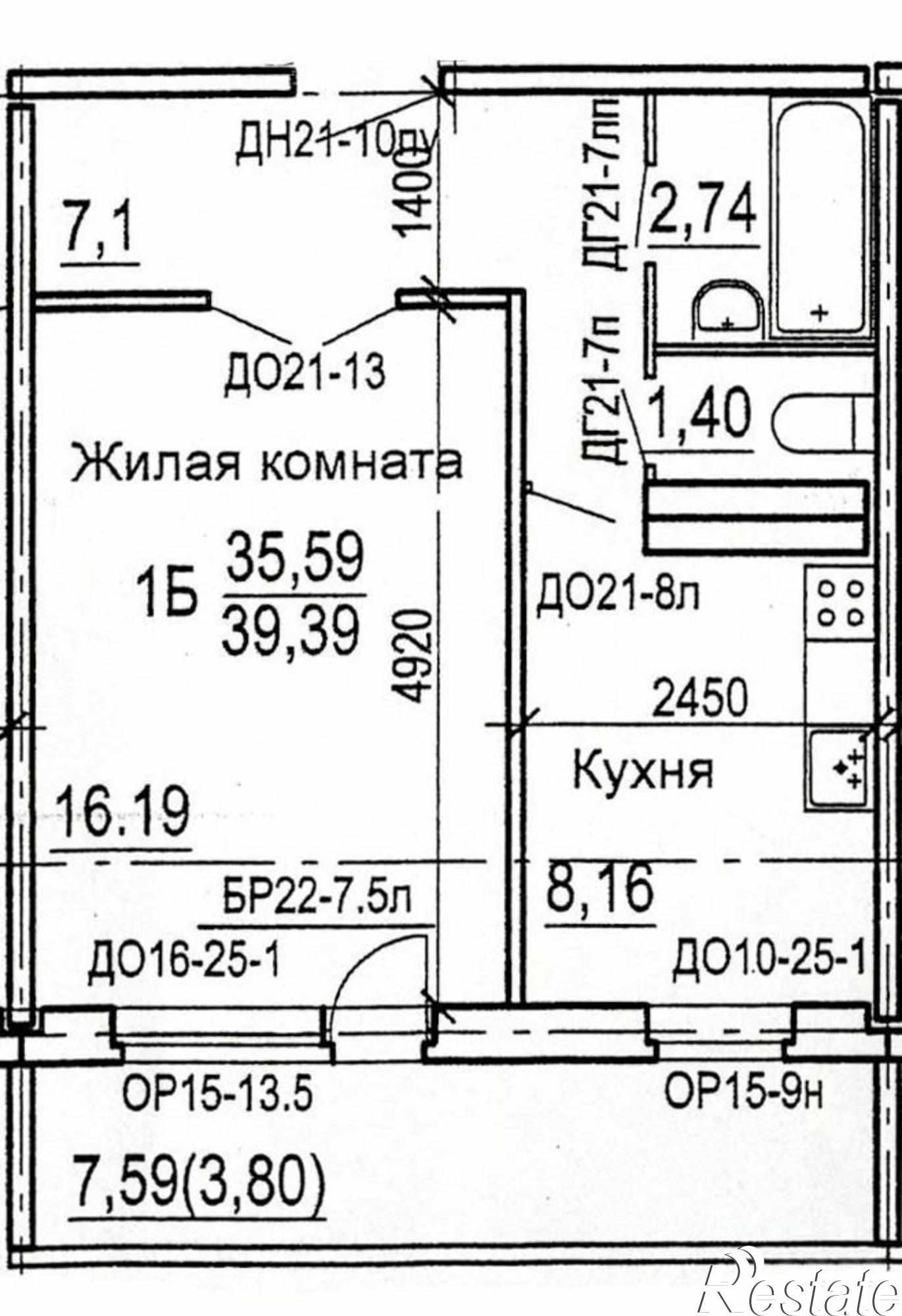 Купить квартиру за 1 550 000 рублей на Матросова ул