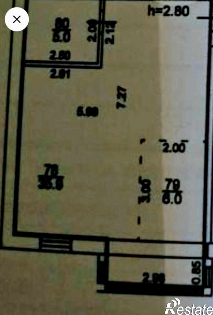 1-комн квартира Надречный пер, 6