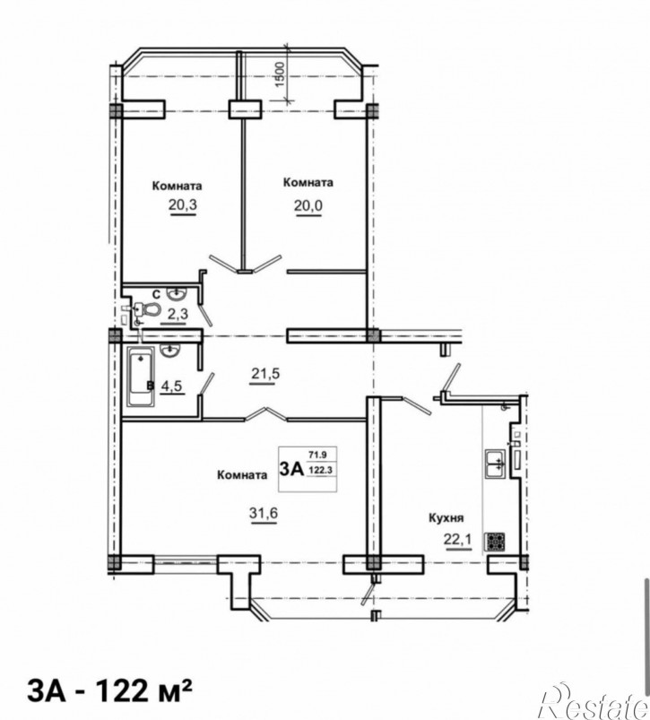 3-комн квартира Оранжерейная ул, 17