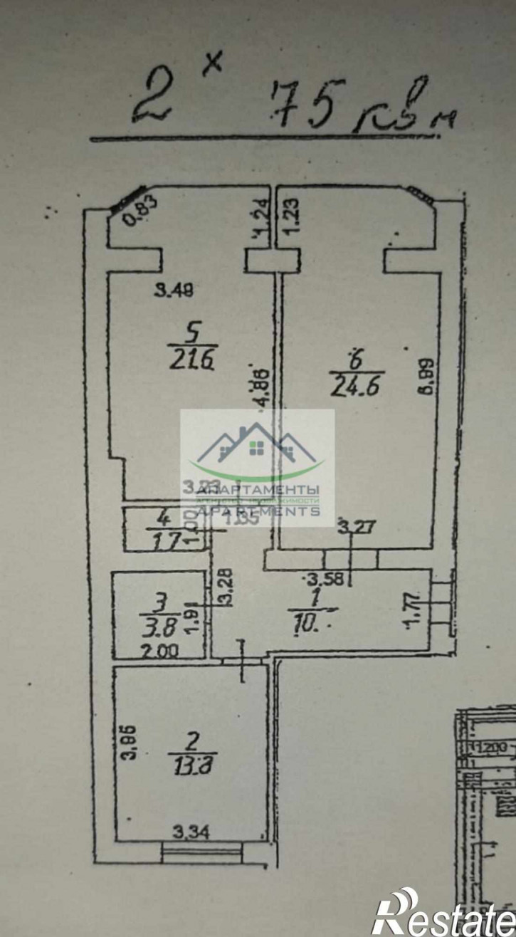 2-комн квартира Оранжерейная ул, 17к2