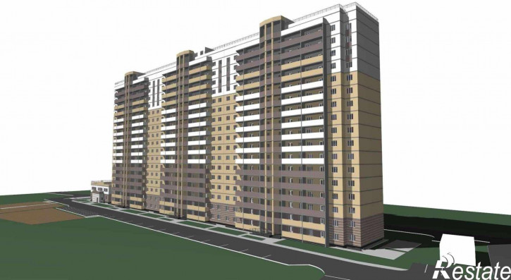 3-комн квартира в новом доме Северная ул, 2А