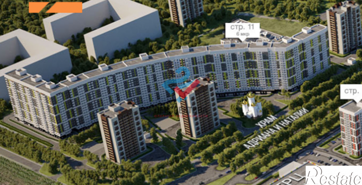 3-комн квартира в новом доме жилой комплекс Арбековская Застава,  с11